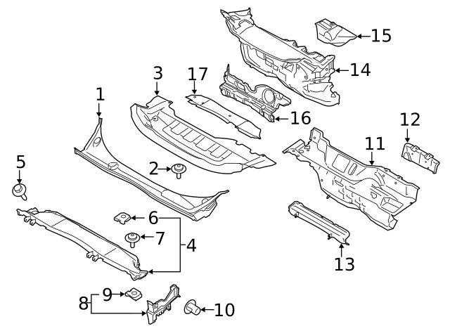 Genuine Ford Engine Control Module (ECM) Bolt W712781-S442