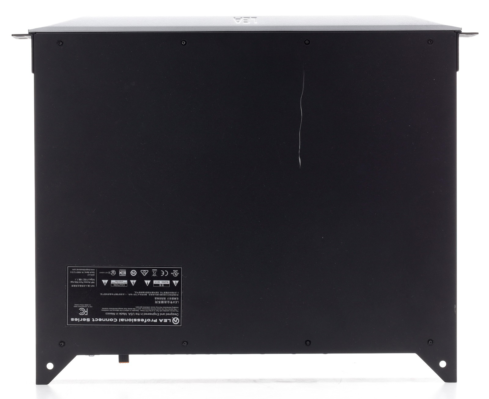 LEA Professional Connect 704D 700W 4-channel Power Amplifier w/Dante - Rackmount
