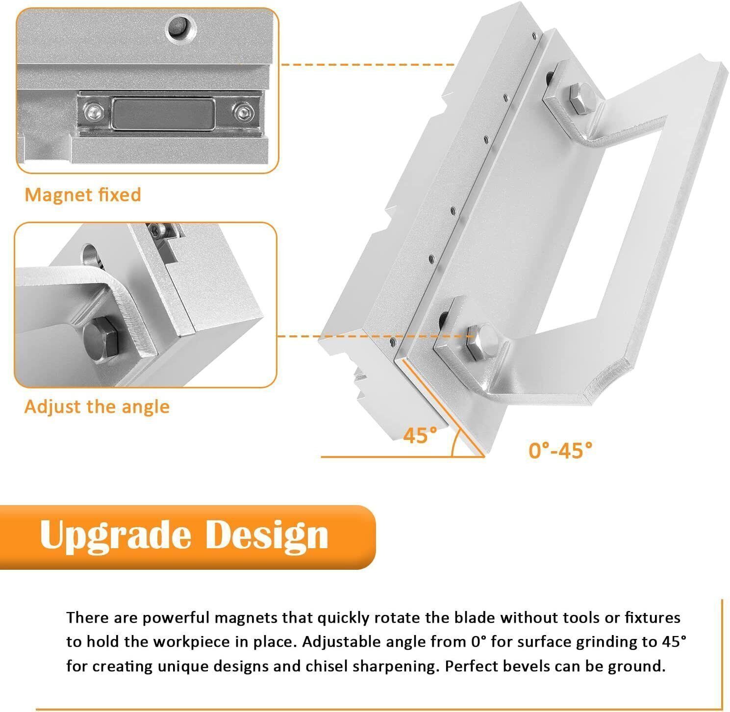 Knife Bevel Grinding Jig Adjustable Knife Making Belt Grinder Angle Grind Guide