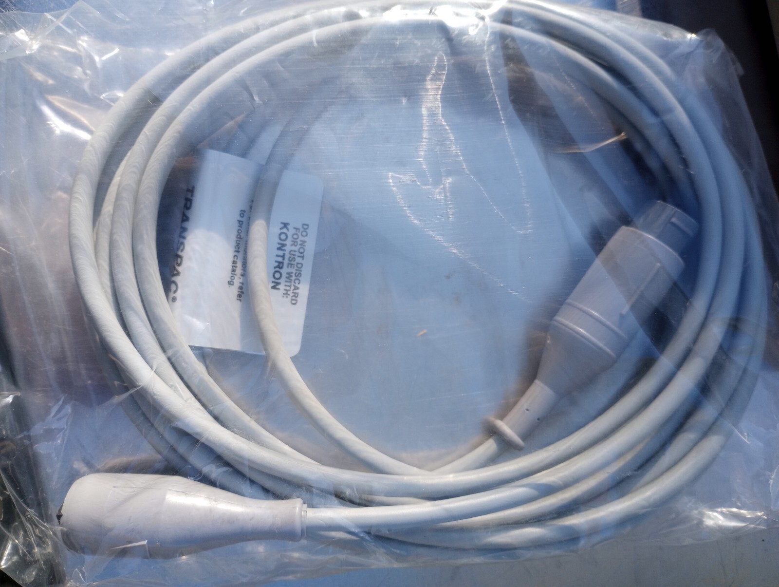 42661-45 ICU-MEDICAL TRANSPAC IV 15' CABLE FOR USE W/DISPOSABLE TRANSDUCER - NEW