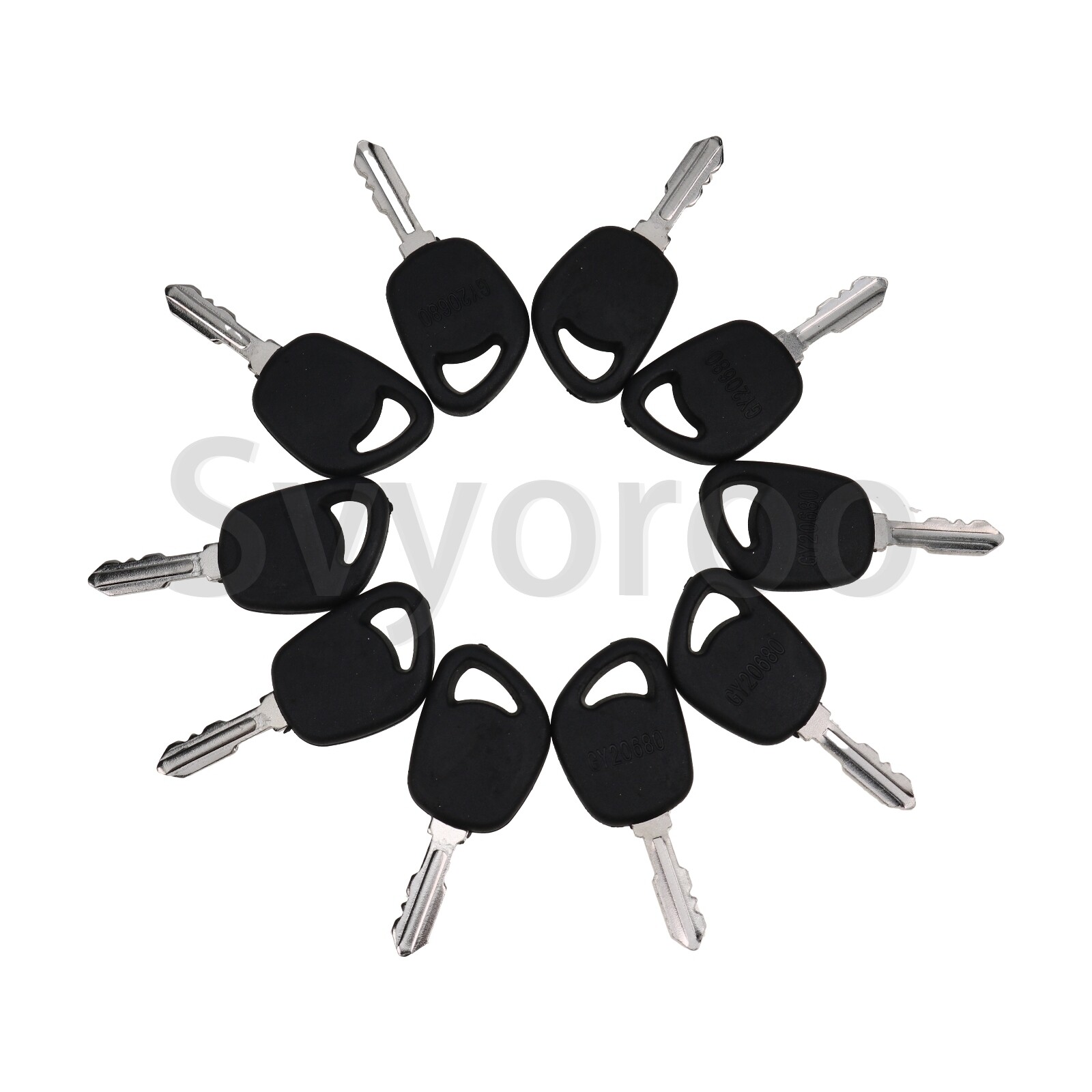 10X Ignition Keys GY20680 - For John Deere