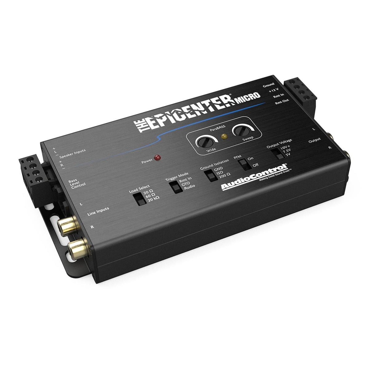 the Epicenter Micro Bass Restoration Processor & Line Output Converter with ACR-