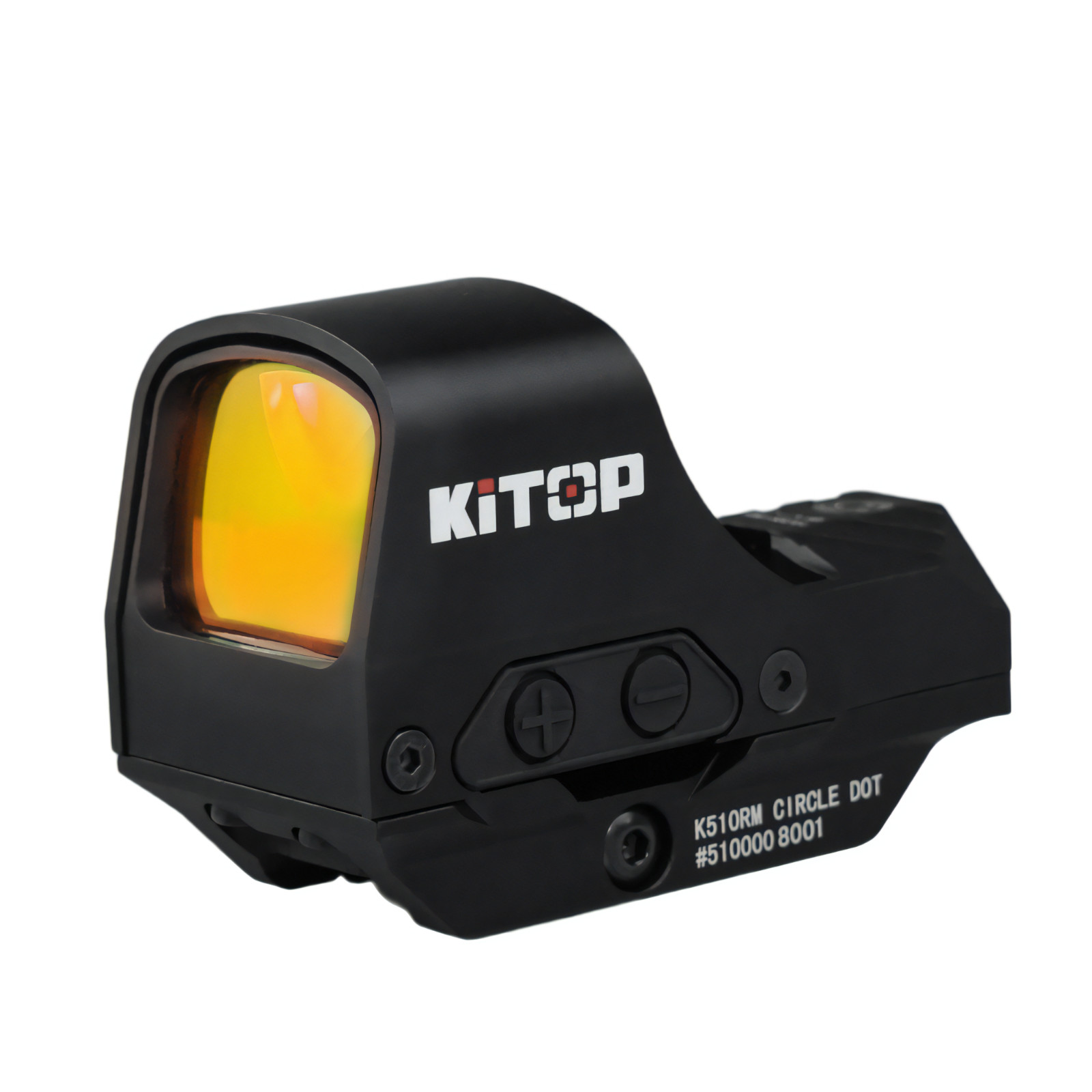 KiTOP K510RM 1x30mm Red Dot Multi-Reticle Reflex Sights w/&65 MOA Circle Dot