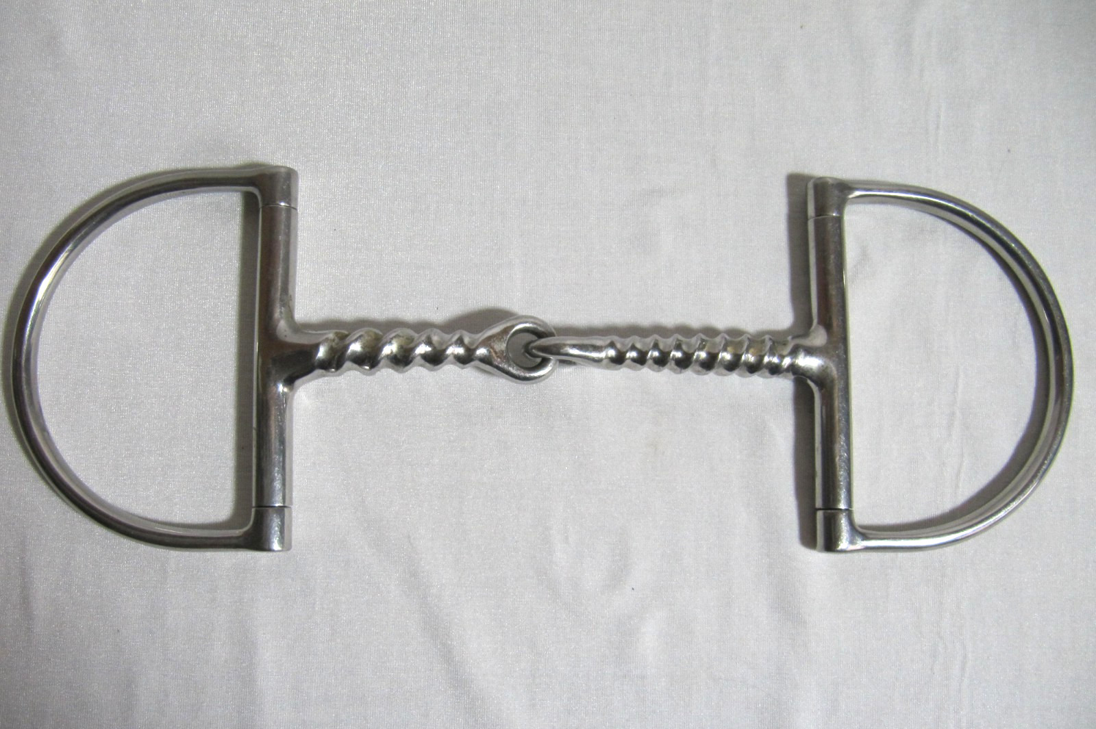 D-Ring Dee Ring English 5” Corkscrew Twisted Snaffle Bit