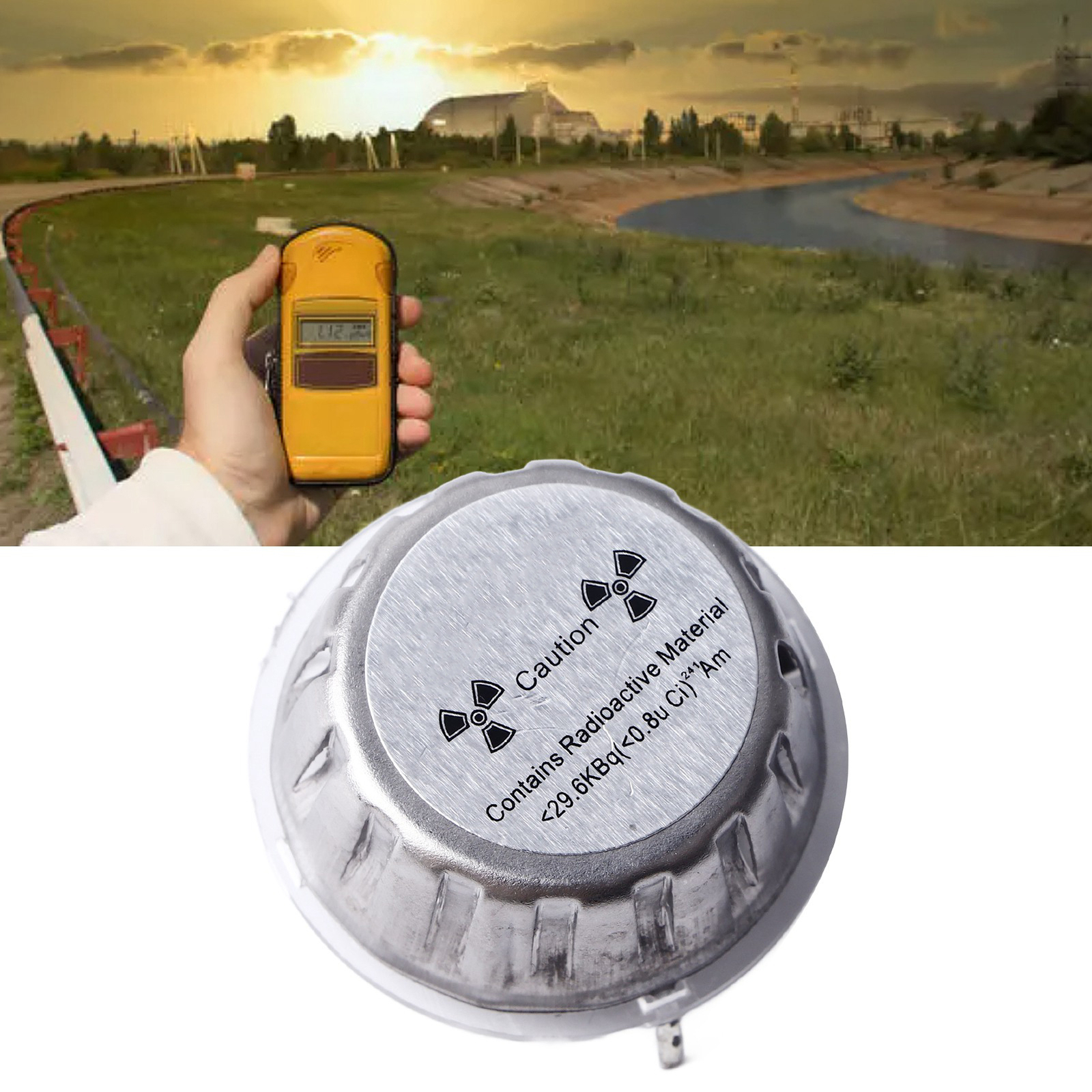 Nuclear Radiation Detector Household Stainless Steel And Polyester Compact