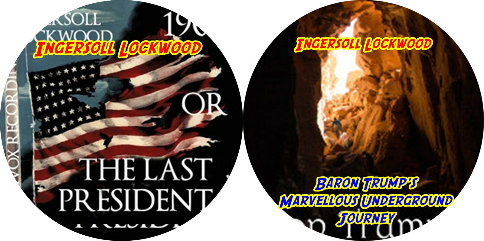 Ingersoll Lockwood LOT of 2 The Last President / Baron Trump's MP3 CD Audiobooks
