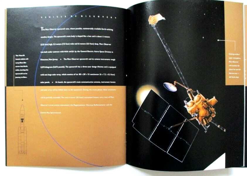 Mars Observer Mission & Why Mars? Booklets - NASA & Martin Marietta - 1992