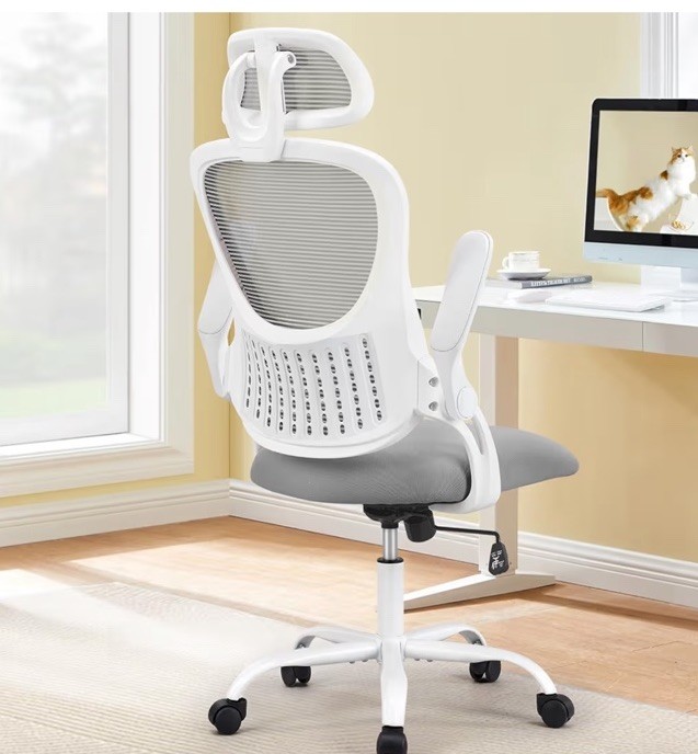 Home Office Desk Chair Gray (read)