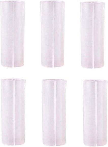 18650 Battery Protective Sleeves - 6 Pack Holder Converter Spacer Accessory