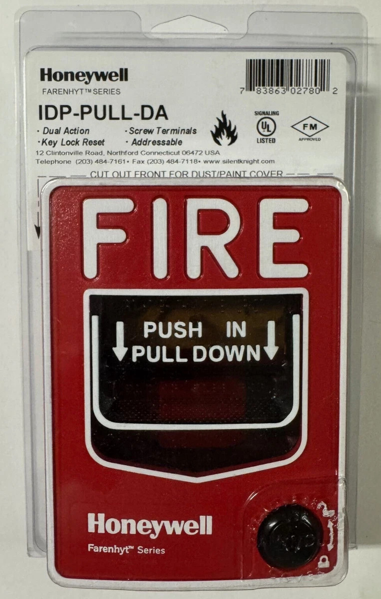 HONEYWELL IDP-PULL-DA ADDRESSABLE DUAL-ACTION MANUAL PULL STATION