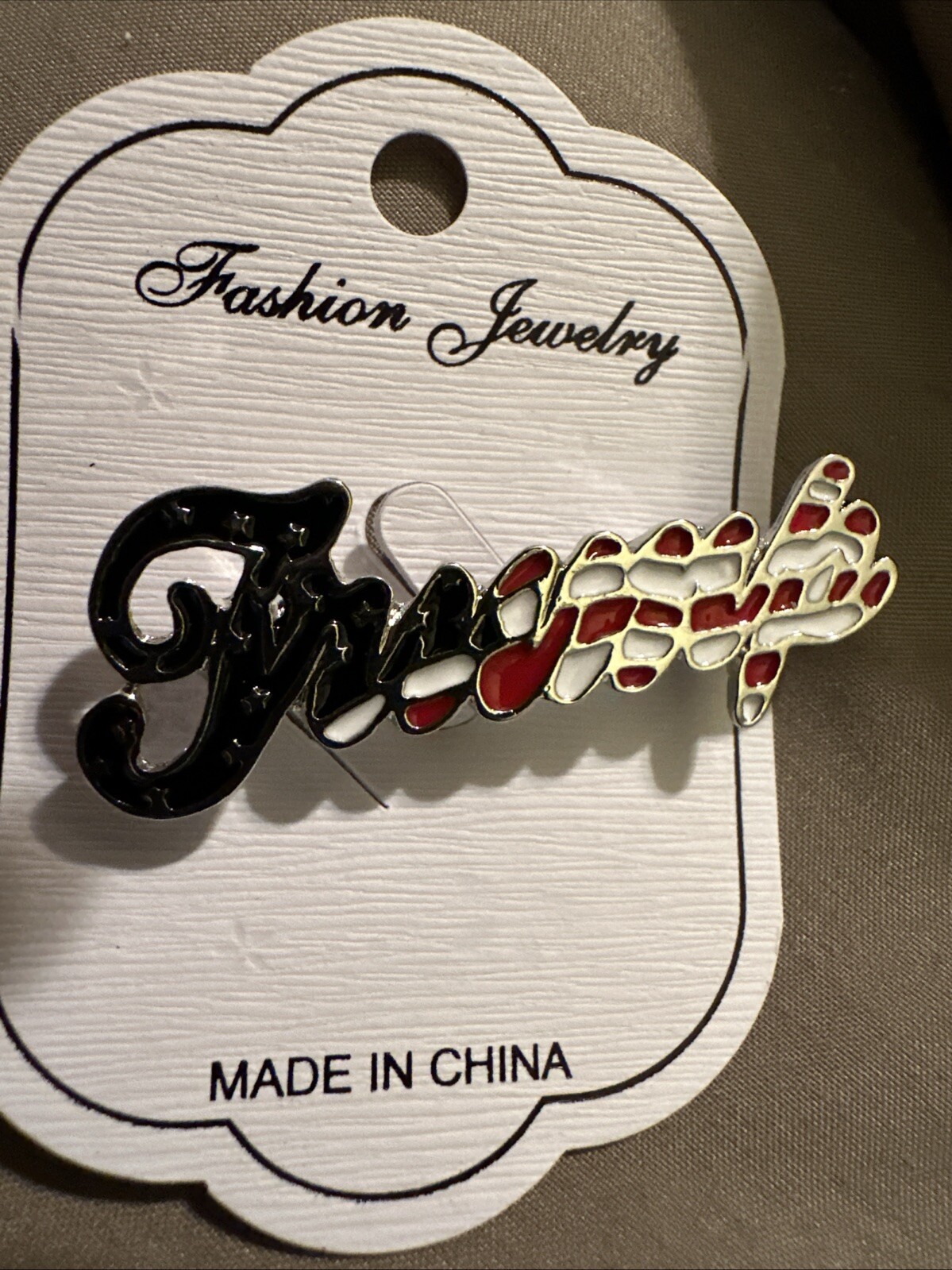 TRUMP Letters Pin