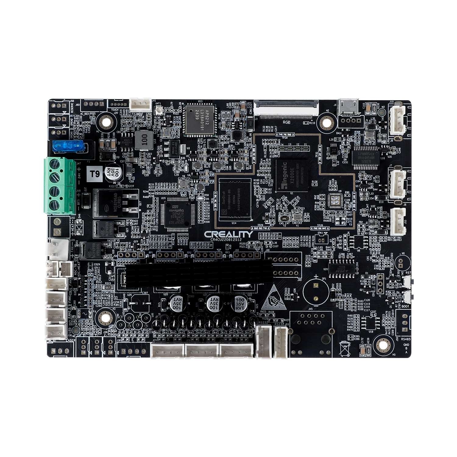 Creality Official K1 Mainboard Kit CR4CU220812S12_32_TMC2209_X2000E