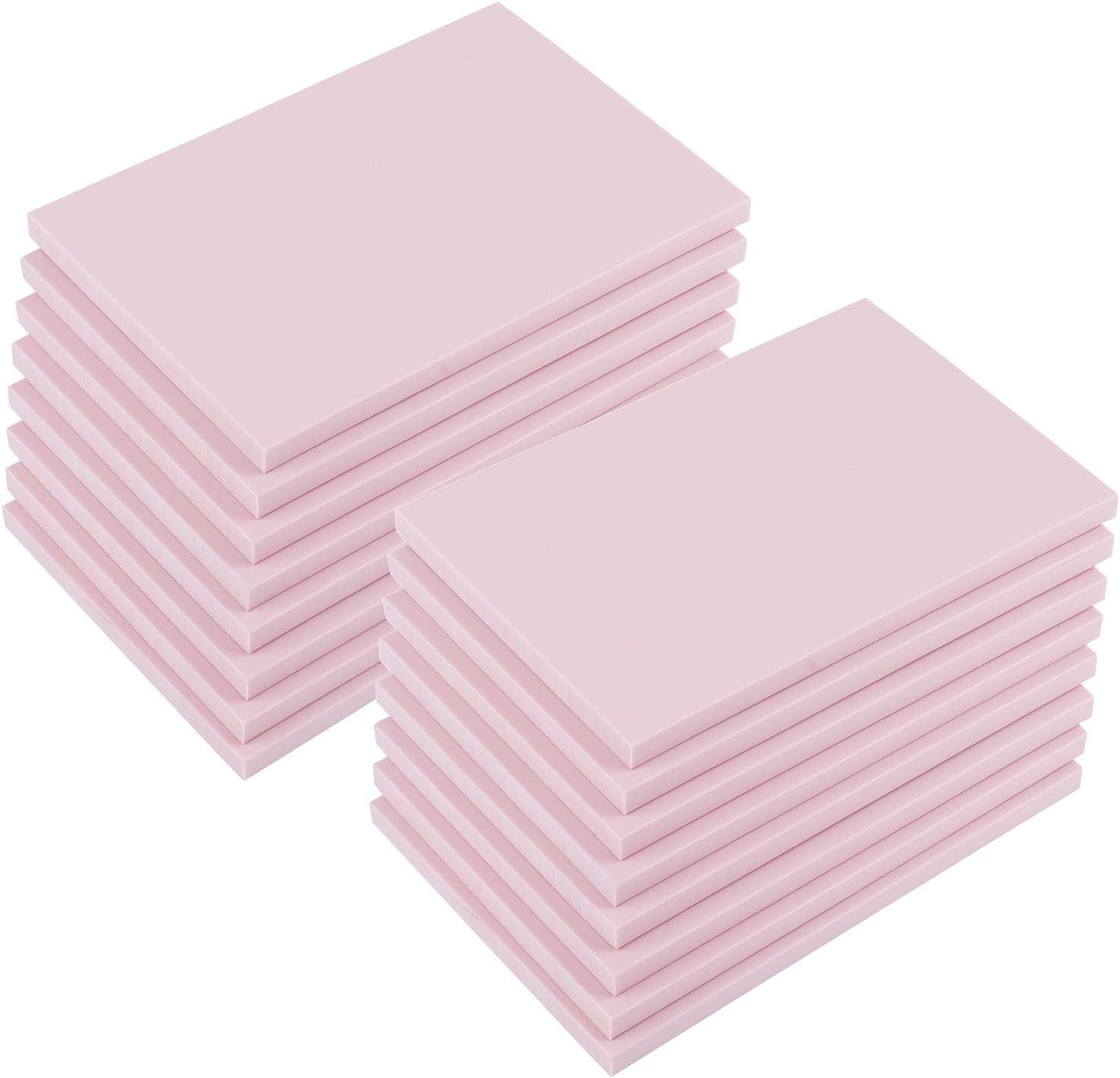 16 Pack Rubber Stamp Carving Blocks, 4 x 6 Inches Soft Linoleum Block...