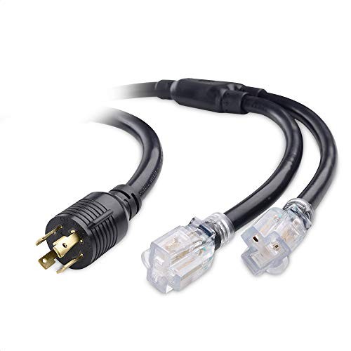 Cable Matters 30A to 15A Generator Adapter LED 30" NEMA