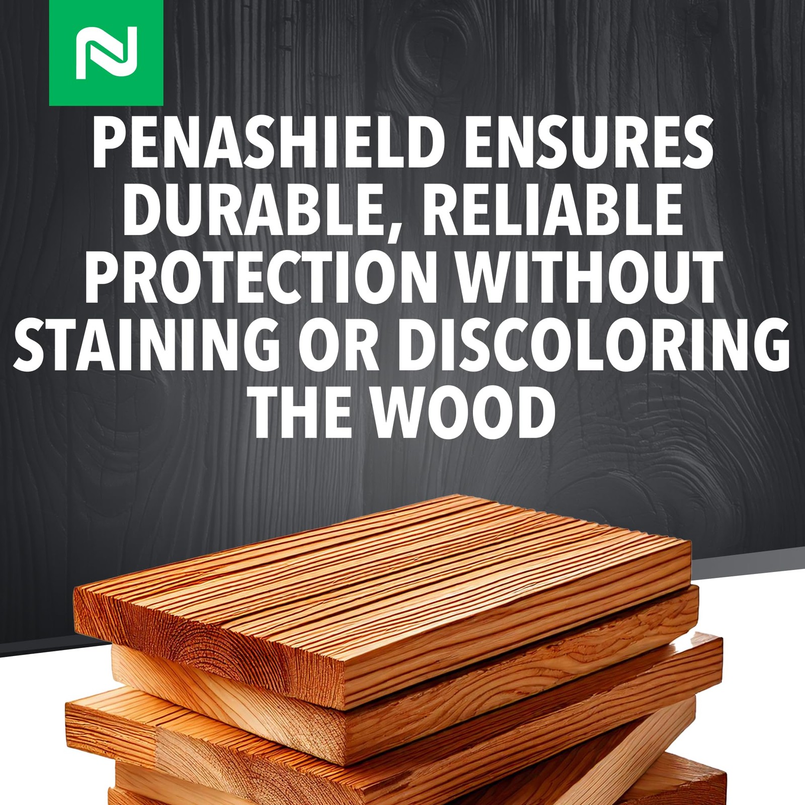 1 Gallon Household Wood Stain Clear Formula for Indoor and Outdoor Protection