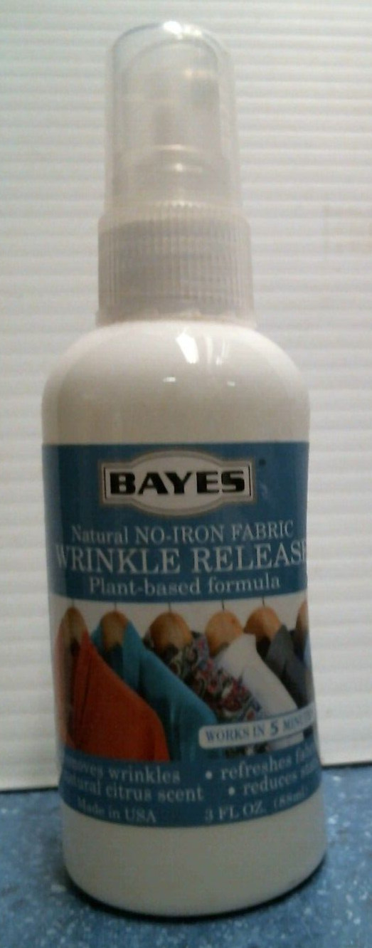 Bayes Natural No-Iron Fabric Wrinkle Release 3 Fl. Oz. (#689) FS