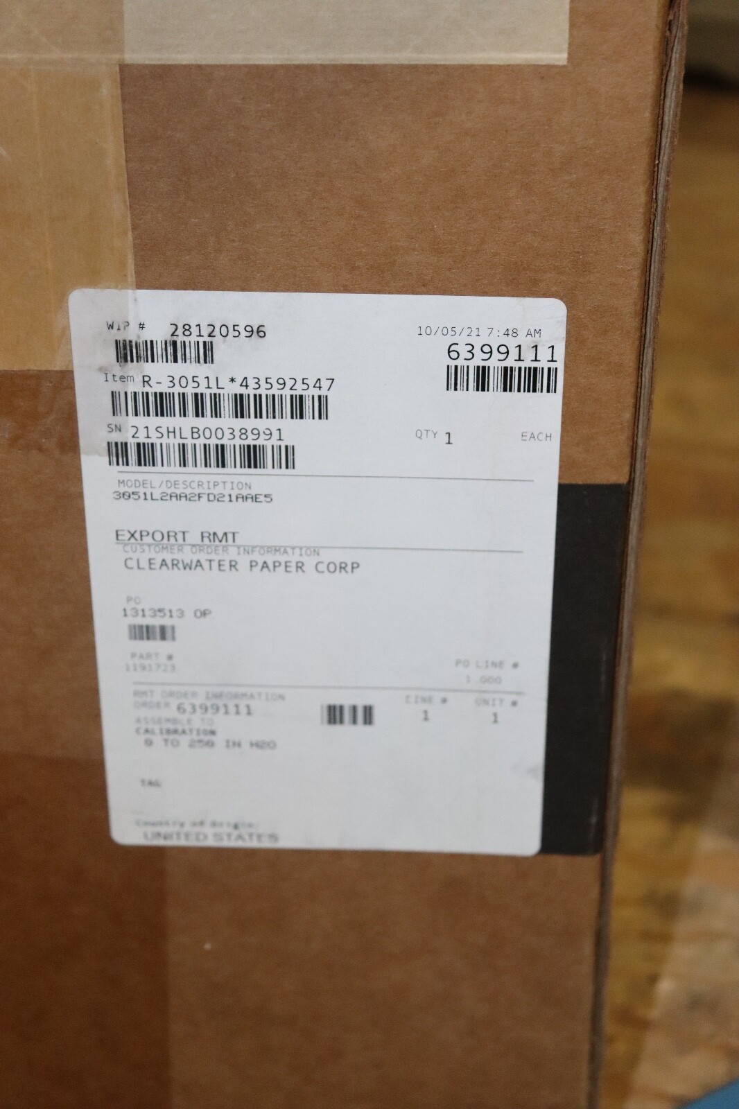 NEW Rosemount 3051L2AA2FD21AAE5 TRANSMITTER