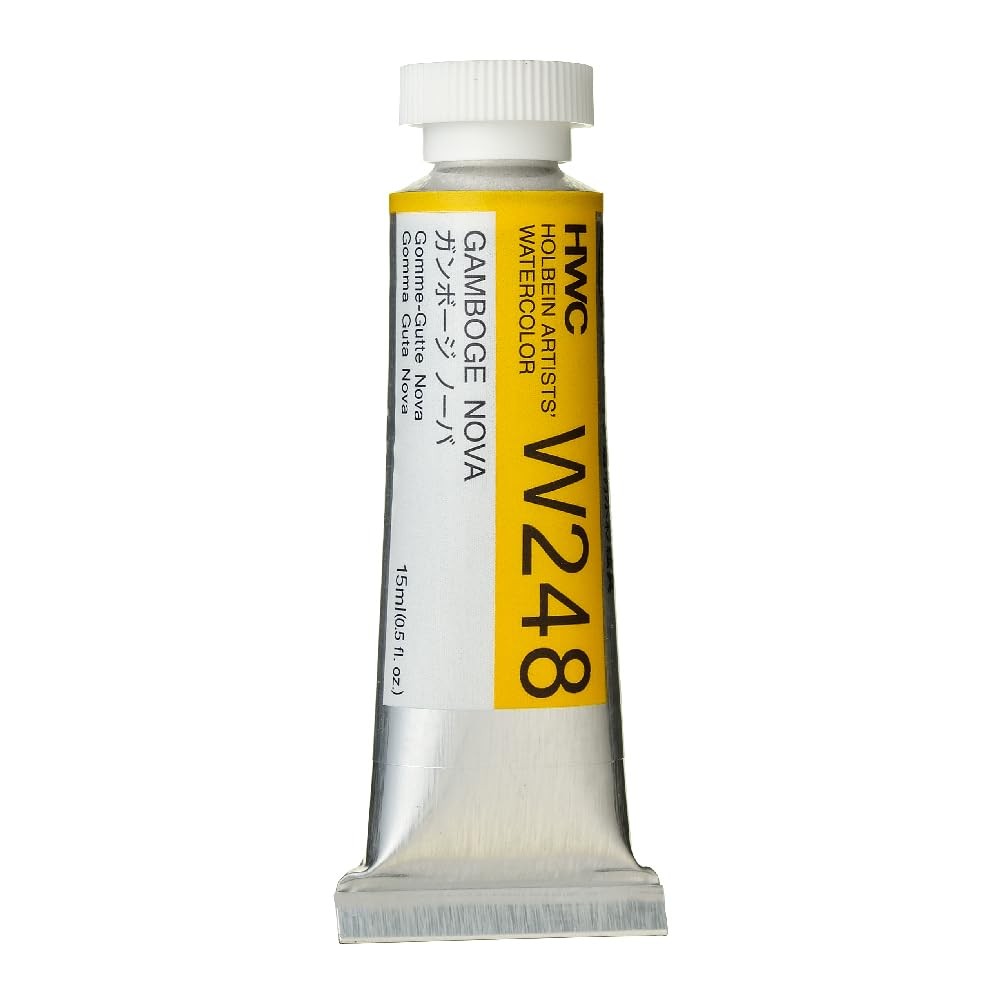 Holbein Watercolor Gamboge Nova W248B 0.5 Fl Oz (Pack of 1), 248