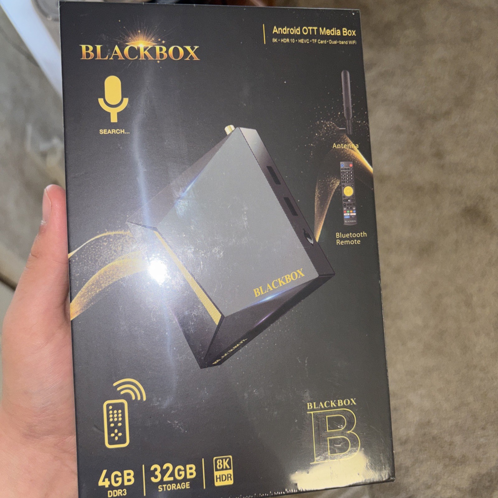Tv Streaming Black Media Box
