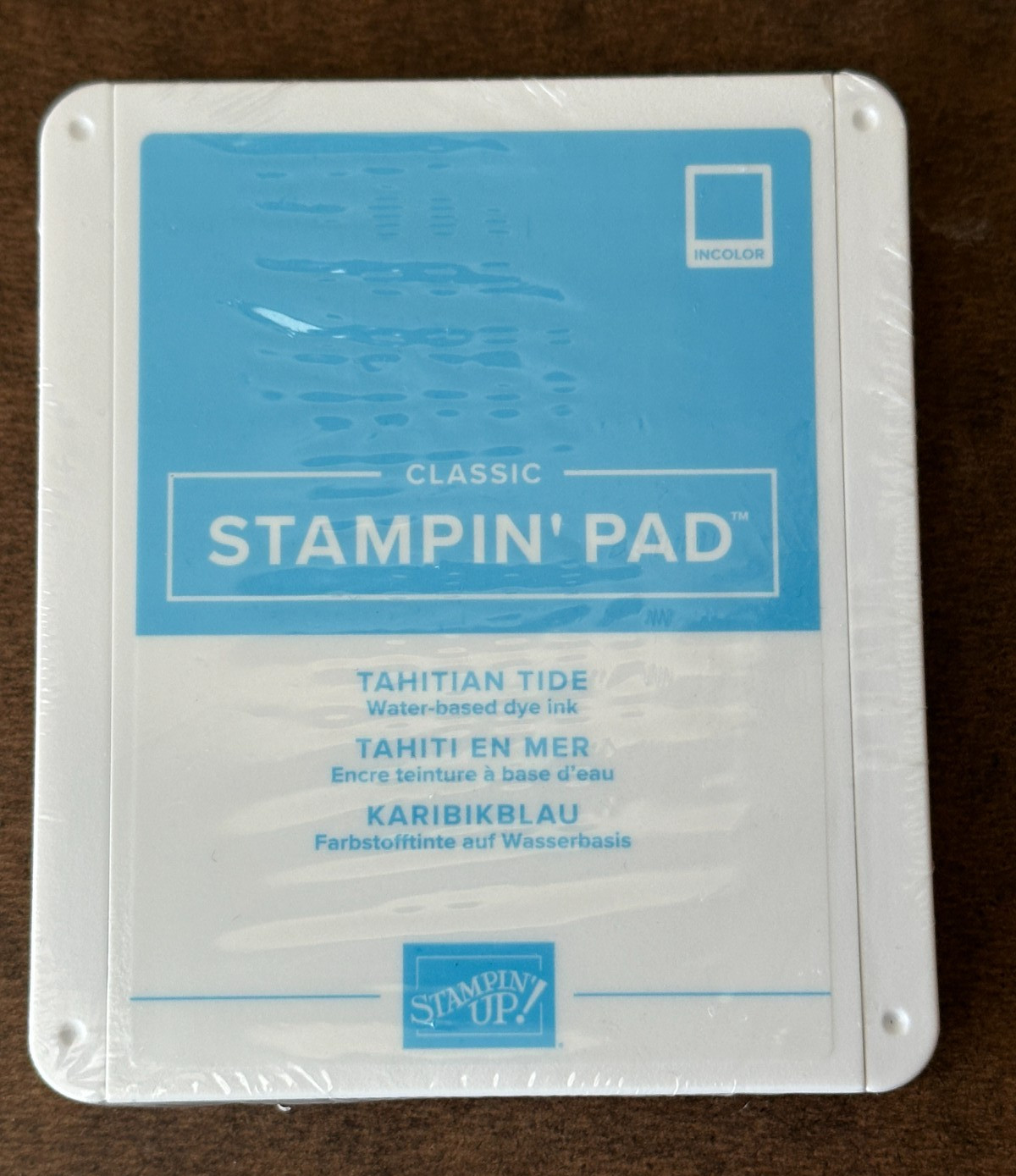 Stampin' Up! Classic TAHITIAN TIDE Ink Pad Retired Waterbased New
