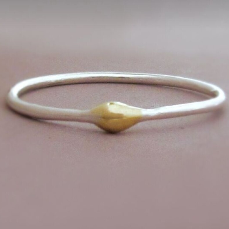 Solid 925 Sterling Silver Stacking Ring Handmade  Gift For Christmas A-503