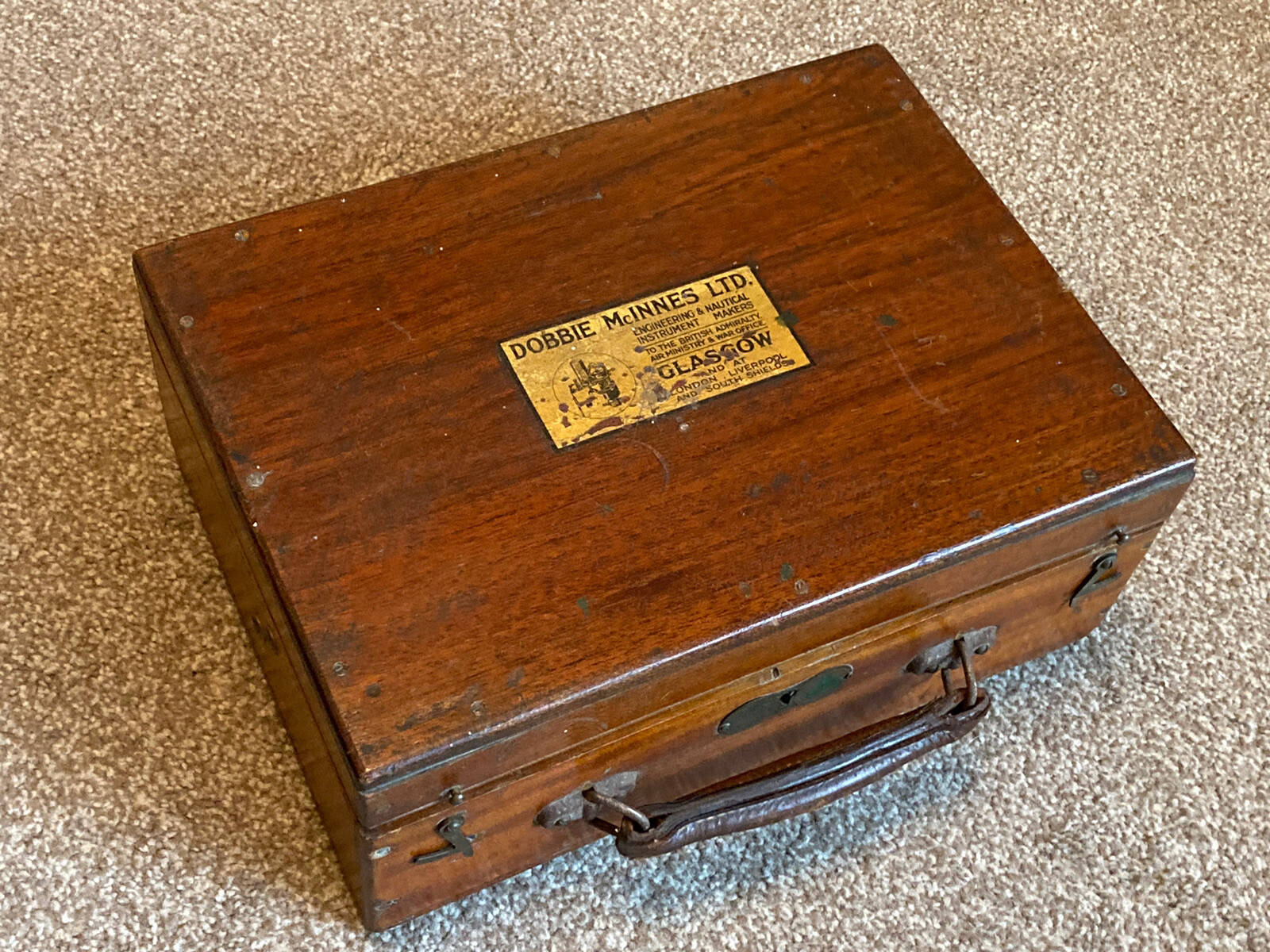 A VINTAGE DOBBIE McINNES GLASGOW STEAM/DESIEL INDICATOR TEST MACHINE