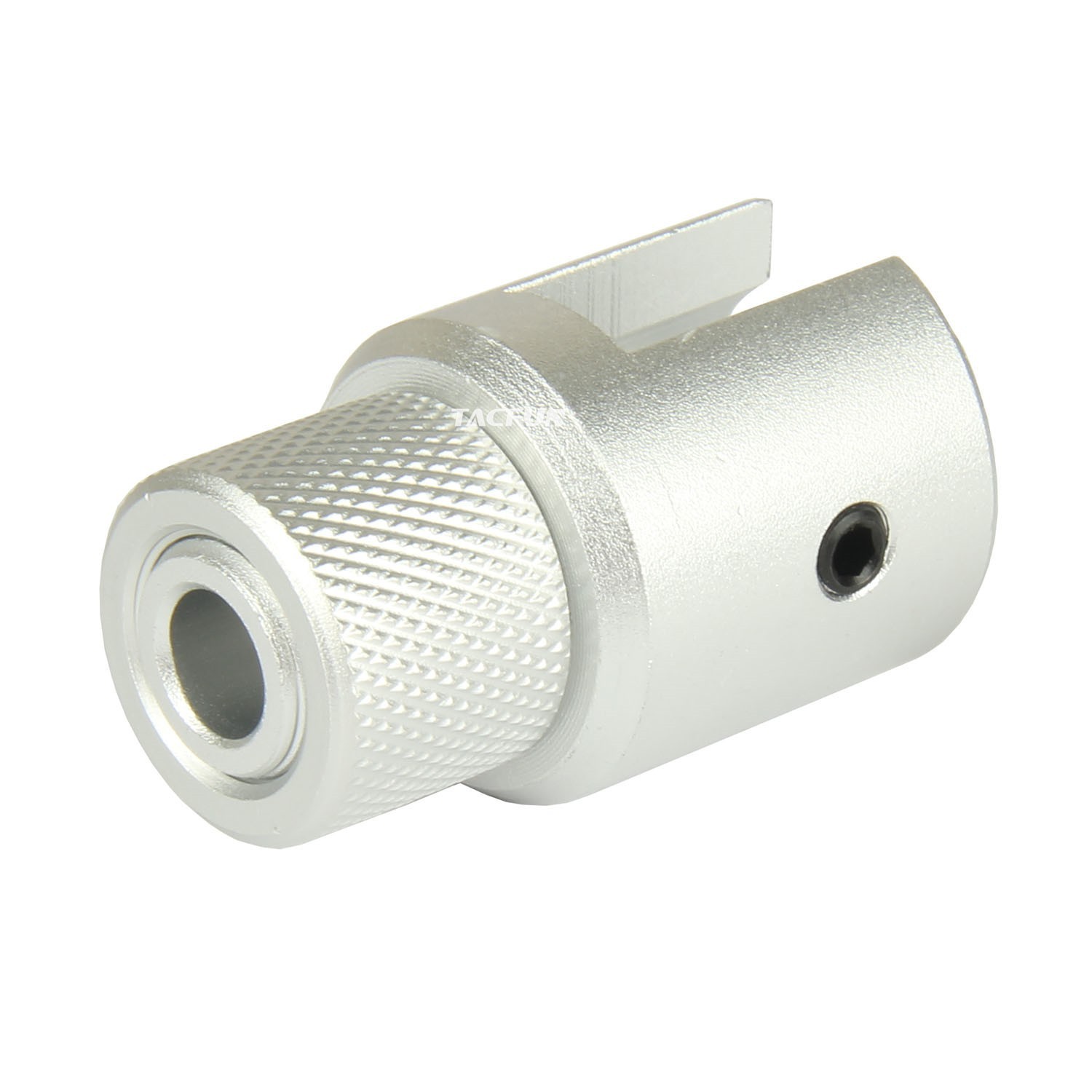 SILVER Ruger 1022 Muzzle Brake Adapter  1/2x28 TPI + .750 Thread Protector