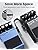 6 Pack Guitar Patch Cables, 5 Inch, 1/4" TS Right Angle Guitar Cable, Low Profil