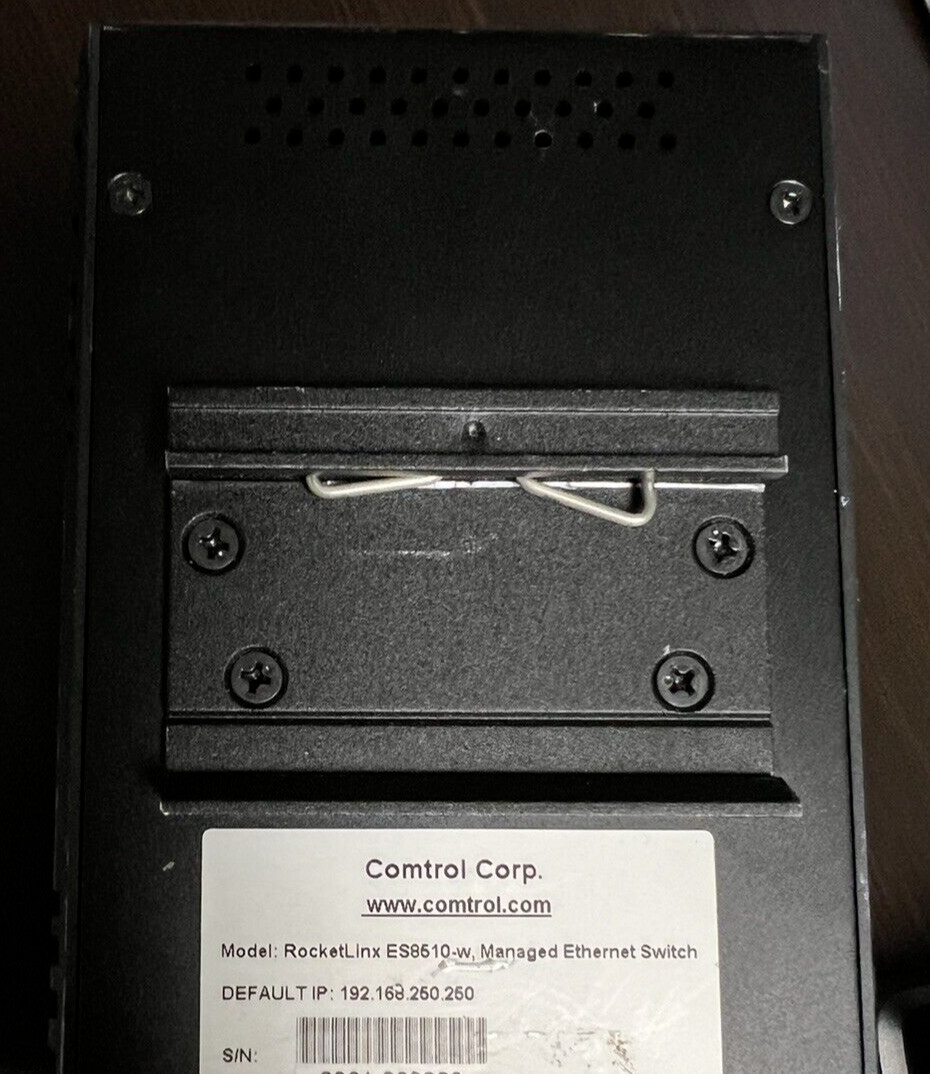 COMTROL ROCKETLINX ES8510-W Industrial Ethernet Switch, 32060-9