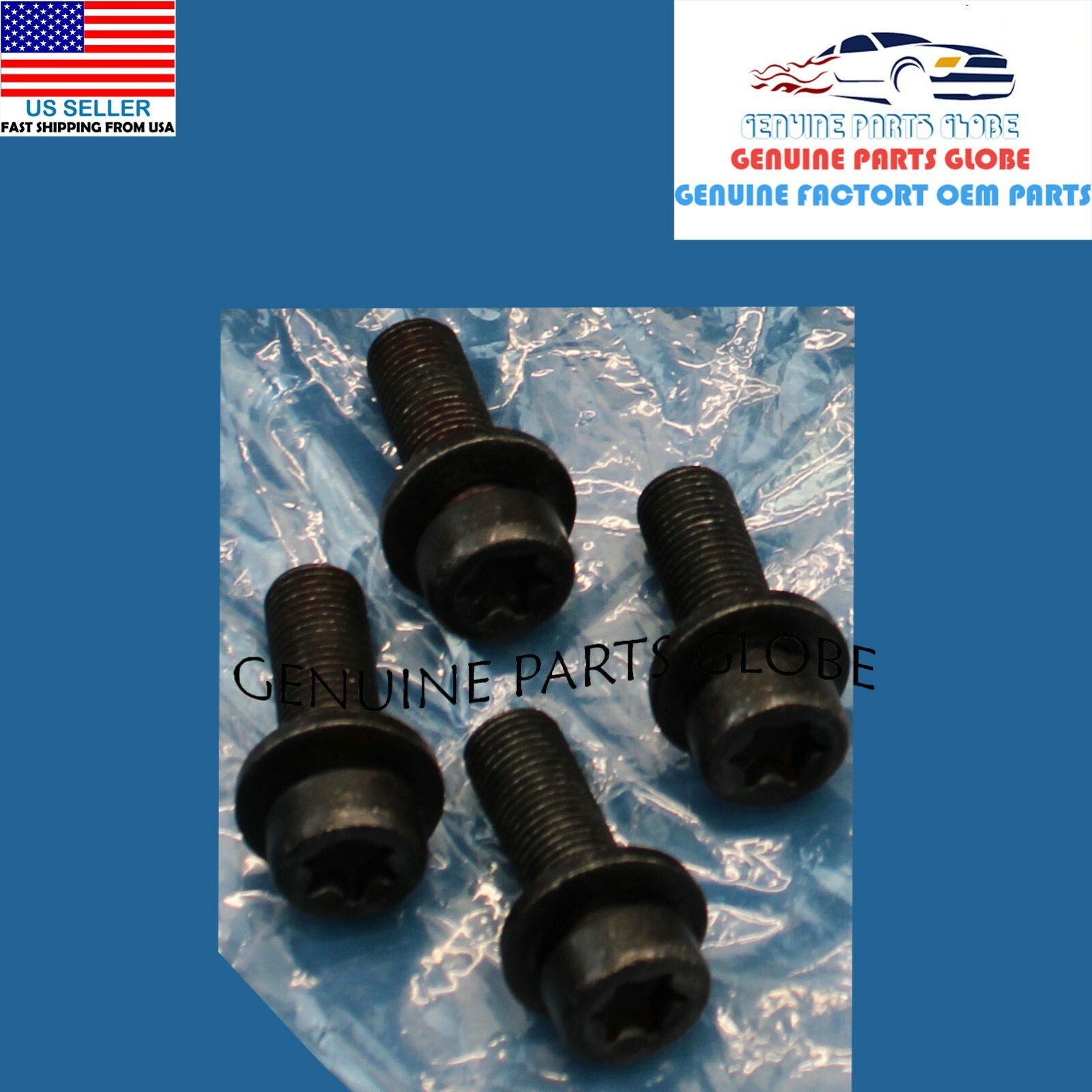GENUINE TOYOTA LAND CRUISER LX470 TOW ATTACHMENT SUPPORT SCREWS 4 X 90148-12003