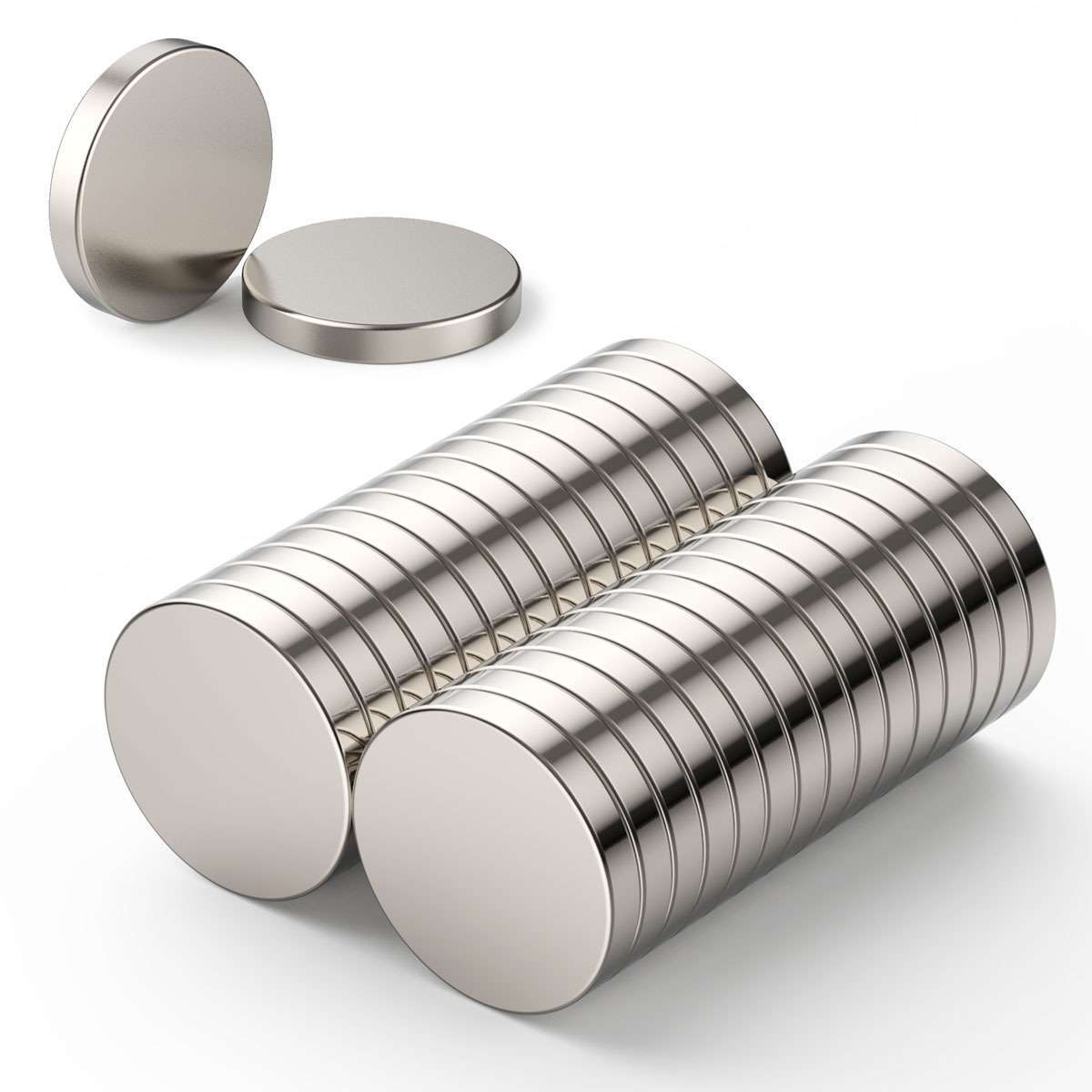 Lot50/20/10 20mm X 3mm Neodymium Disc Strong Rare Earth Small Fridge Magnets N35