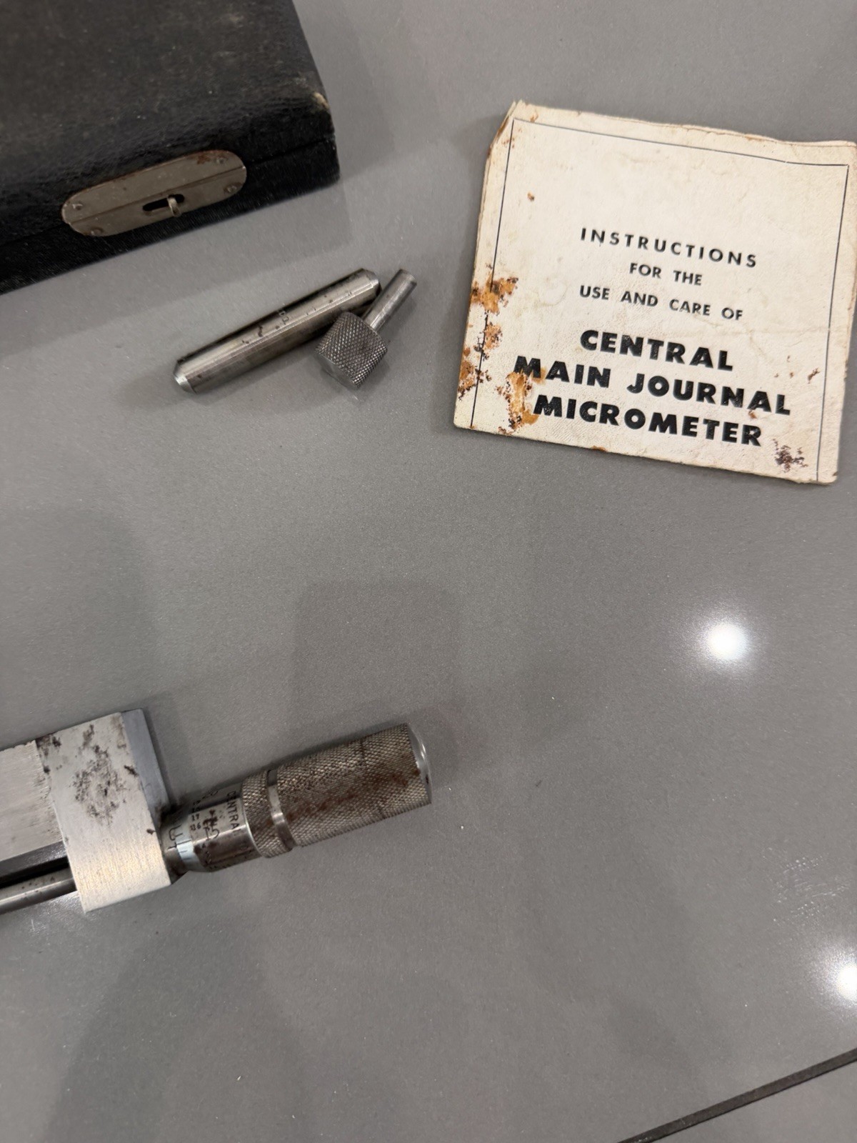 Central Main Journal Micrometer 510 MBM Rare -