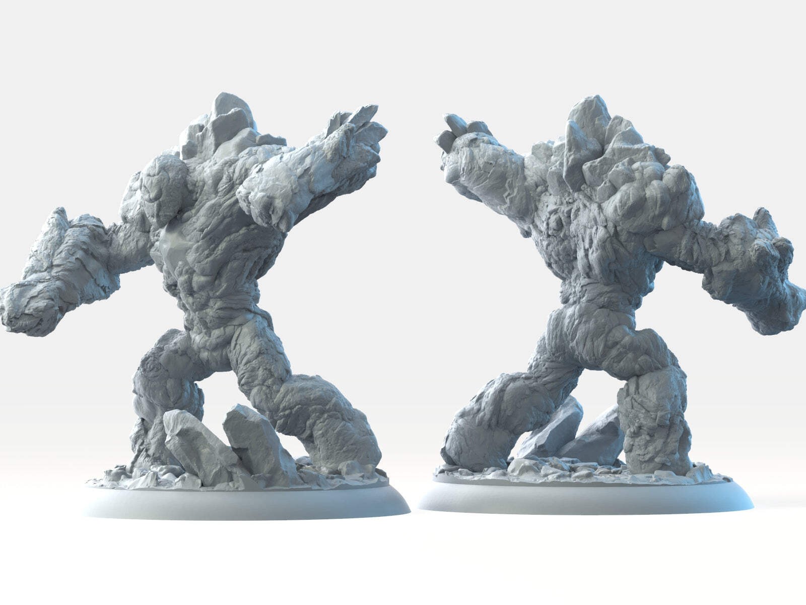 Brayan Nafarrate - Bestiary #2 - Earth Elemental - DnD/TTRPG Figure/Miniature