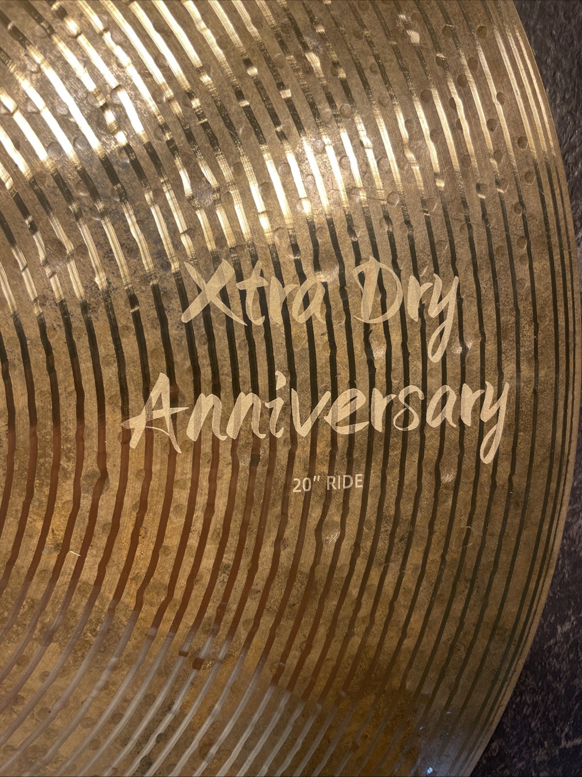 WILD BULL Xtra Dry Anniversary Series Forged &  Hammered 20” Ride Cymbal