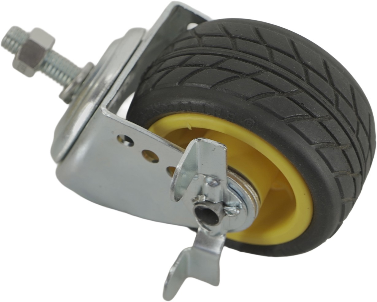 RockNRoller Ground Glider Wide Caster With Brake (4 x 2" - 2-Pack)