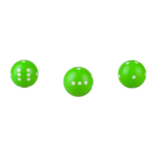 Rundwürfel - Dés Rond - Vert - Fluo - 21mm