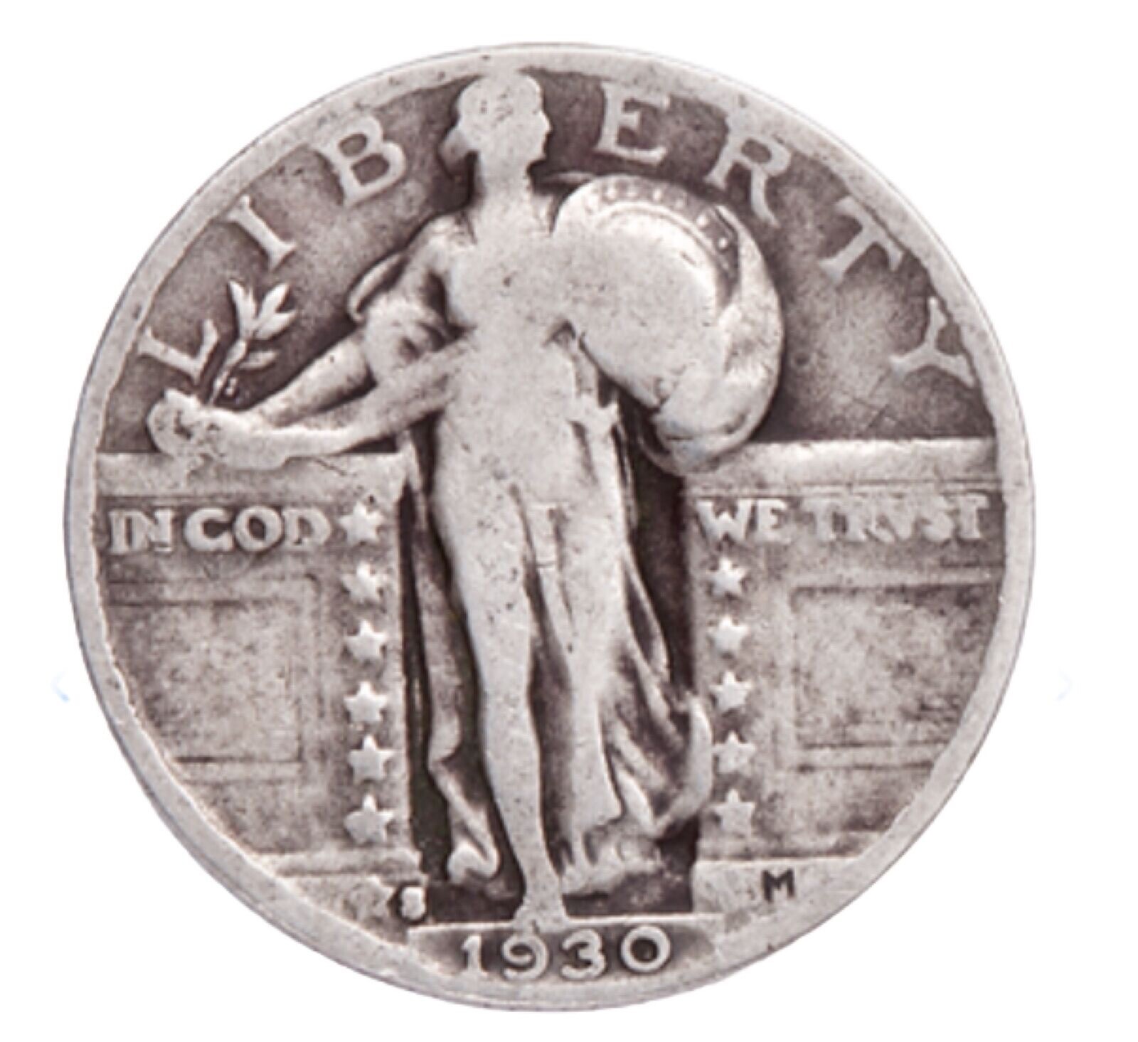 1930-S Standing Liberty Quarter Silver BEST VALUE ON EBAY READABLE DATE Free SH!