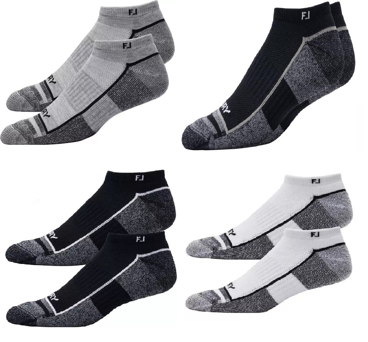 (3) PAIRS of New FootJoy Mens ProDry LOW CUT Golf Socks, PICK COLOR, Size 7-12