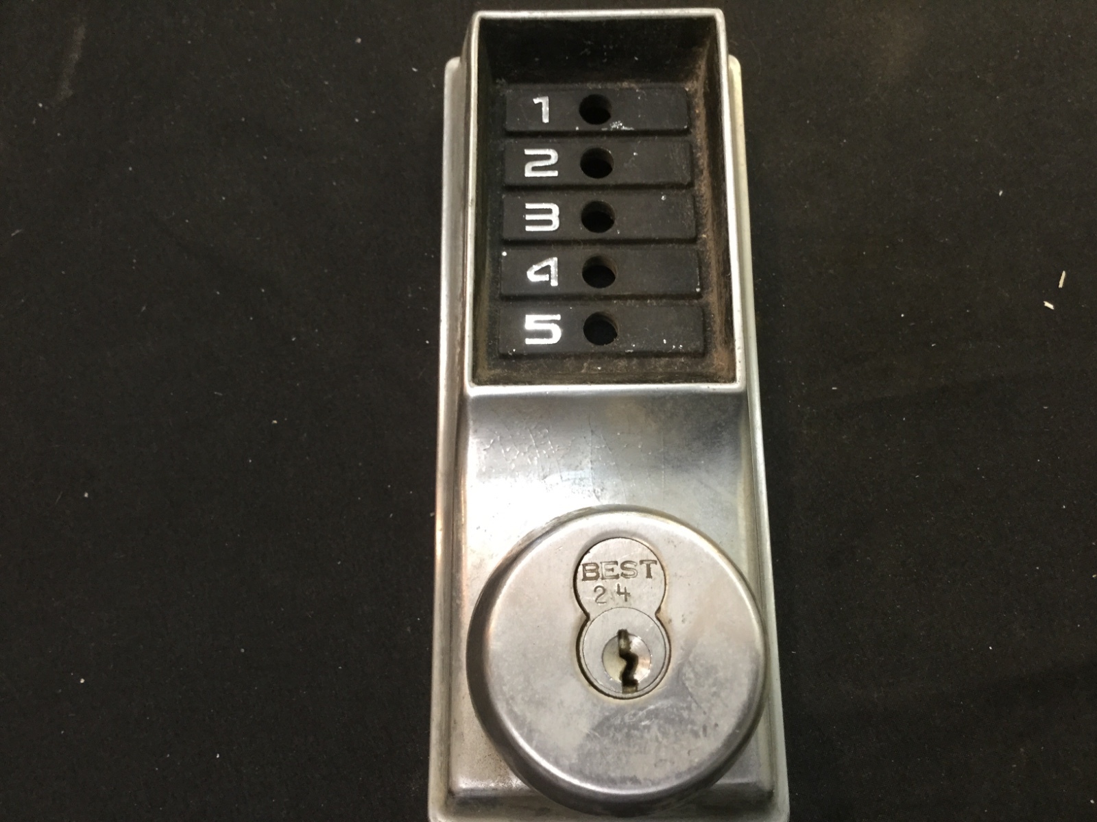 PARTS UNIT Kaba Simplex 1000, Pushbutton Lock, Knob, Best cylinder, locksmith
