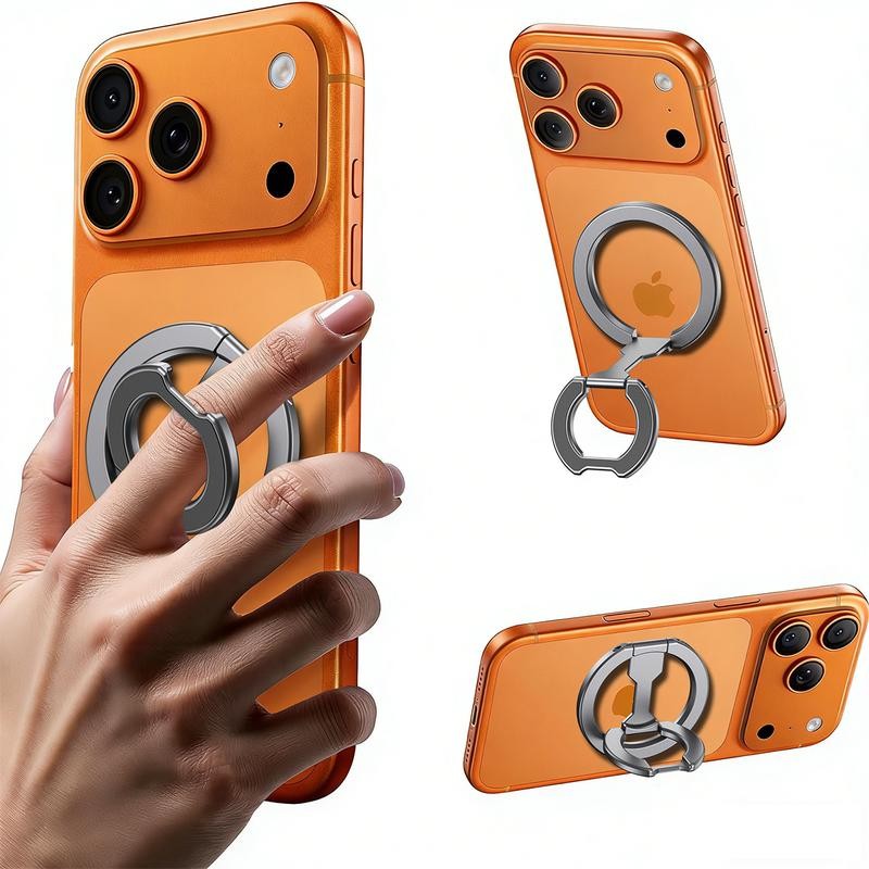 Portable Double-Sided Magnetic Phone Stand Adjustable & Compatible with iPhone