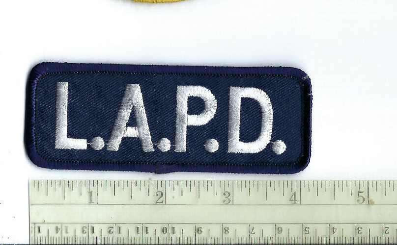 *HTF* L.A.P.D. Los Angeles CA California Police Dept. rectangle patch NEW!