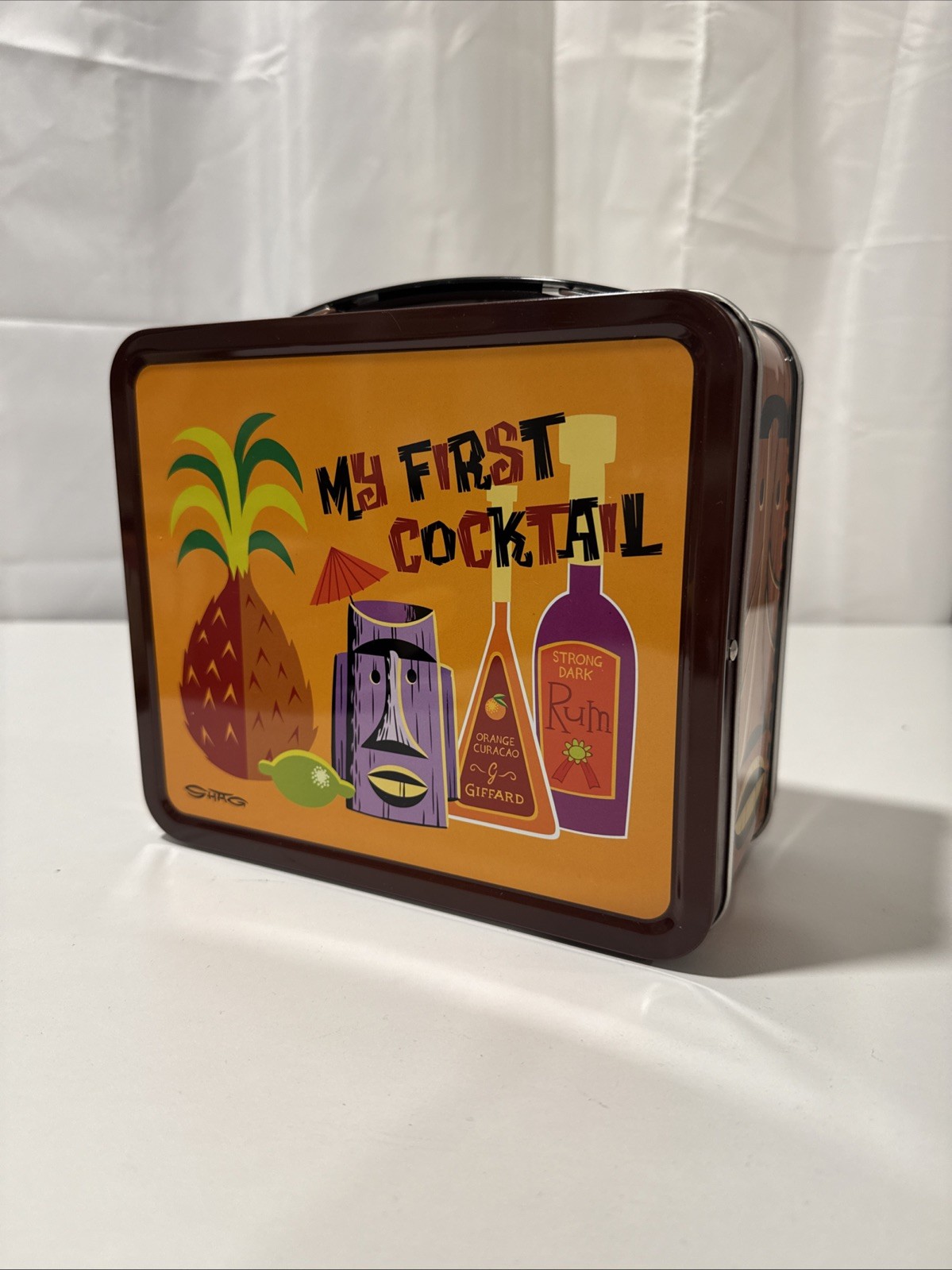 SHAG metal lunchbox NOS My First Cocktail Tiki Josh Agle Dark Horse Comics