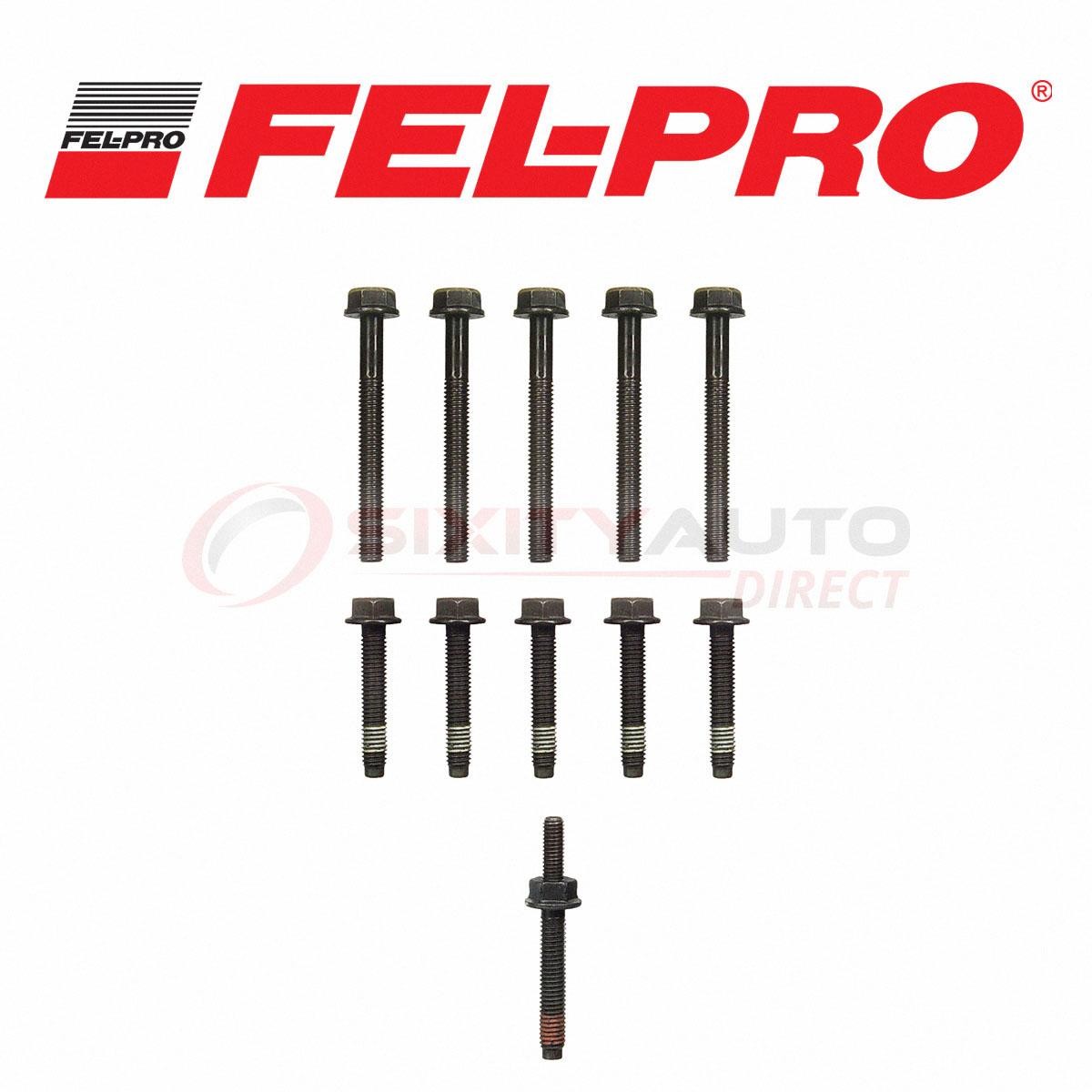 Fel-Pro Cylinder Head Bolt Set for 1992-1993 Ford Thunderbird 5.0L V8 - jt