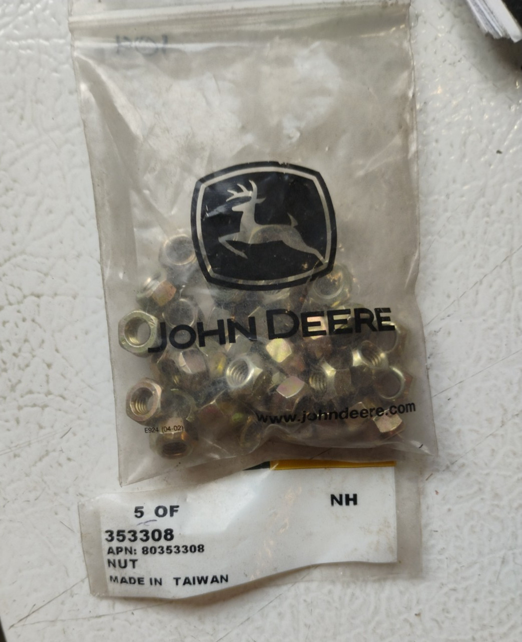 About 50 353308 Nuts