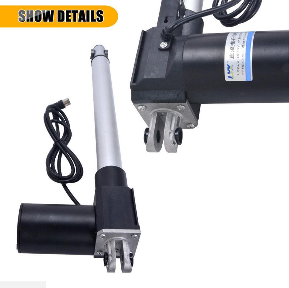 New 50~700mm Stroke linear actuator max 1320LBS(6000N) 12V/24V DC