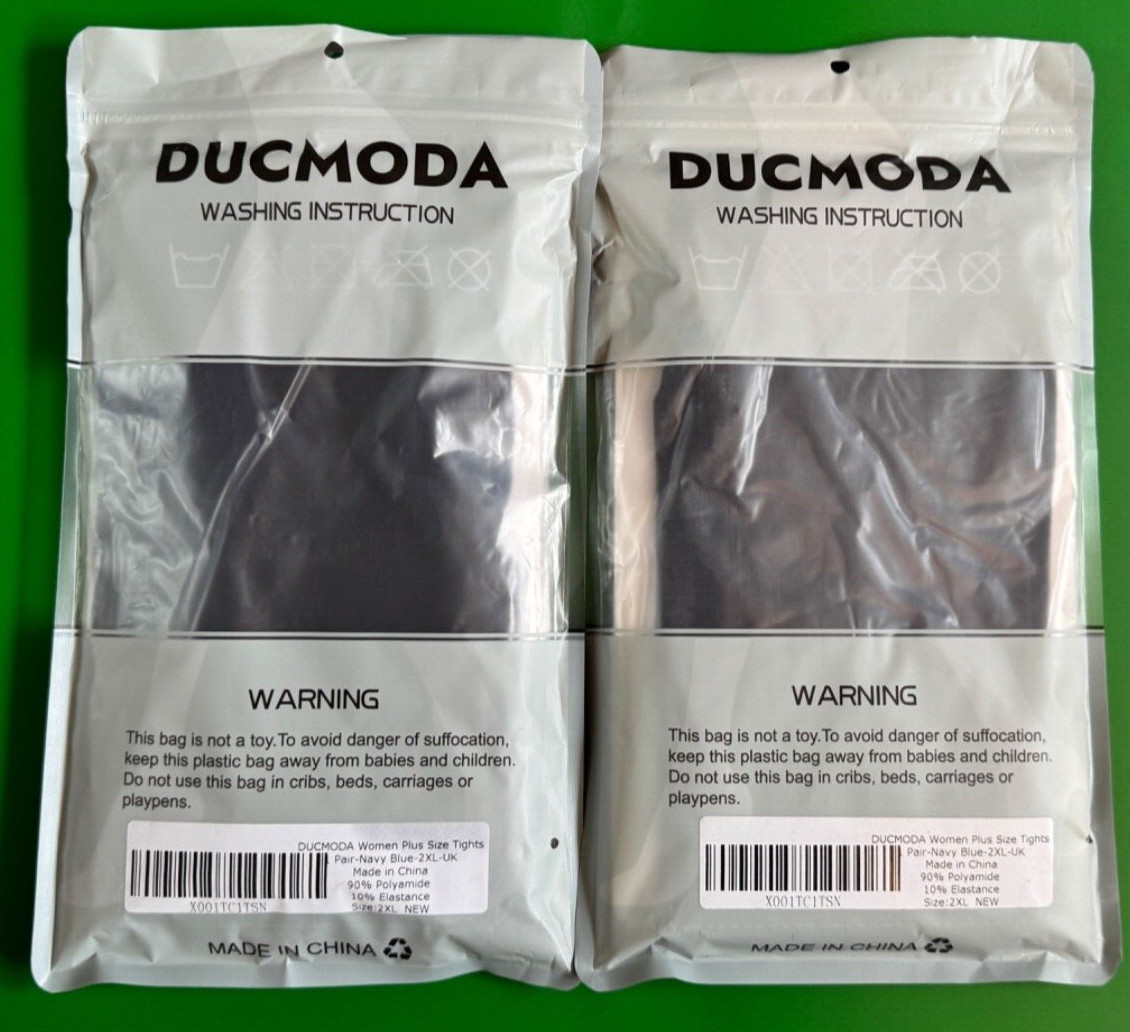 X2 DUCMODA NAVY BLUE TIGHTS 2XL PLUS SIZE