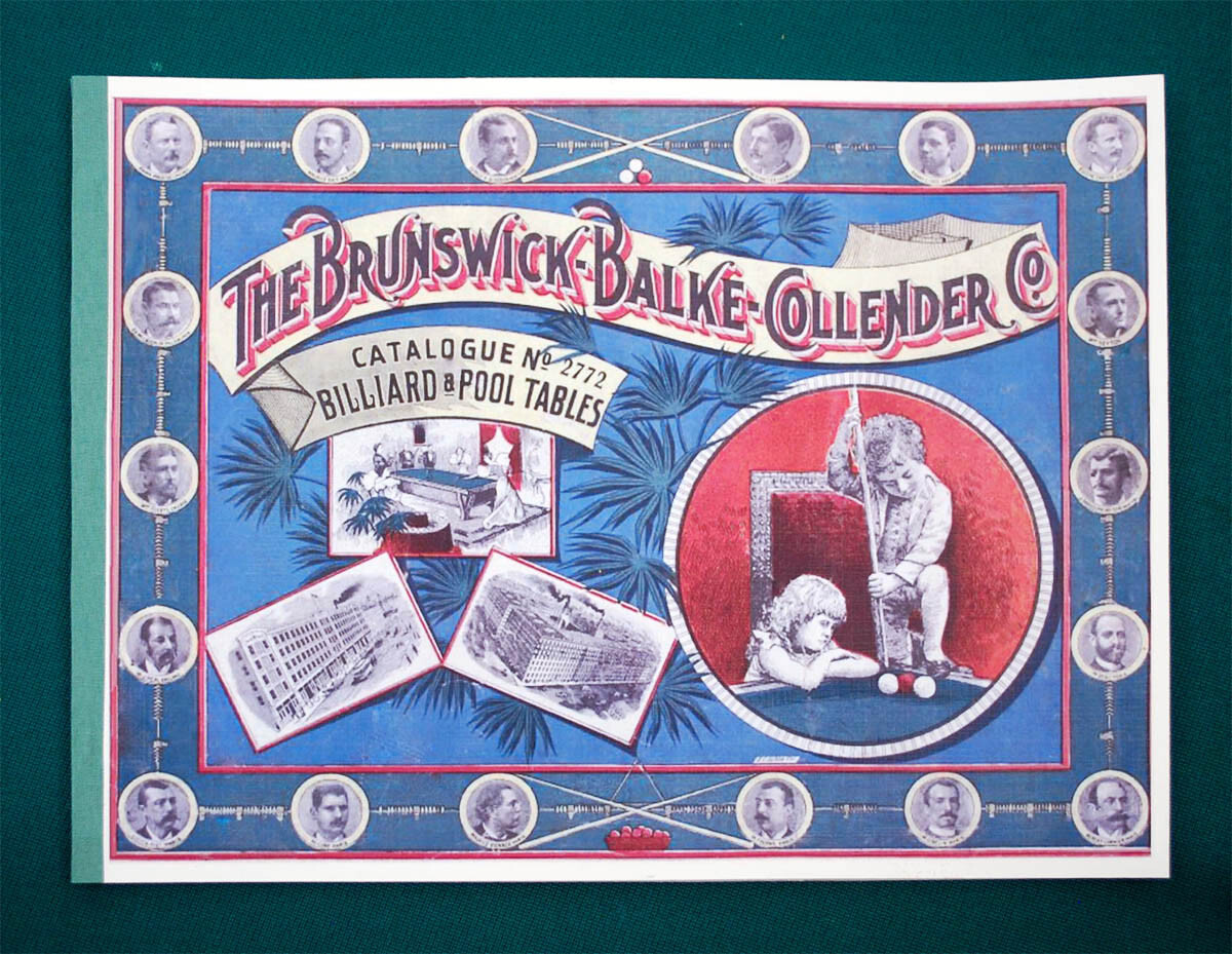Repro of 1898 Brunswick-Balke-Collender "Catalogue of Billiard & Pool Tables"