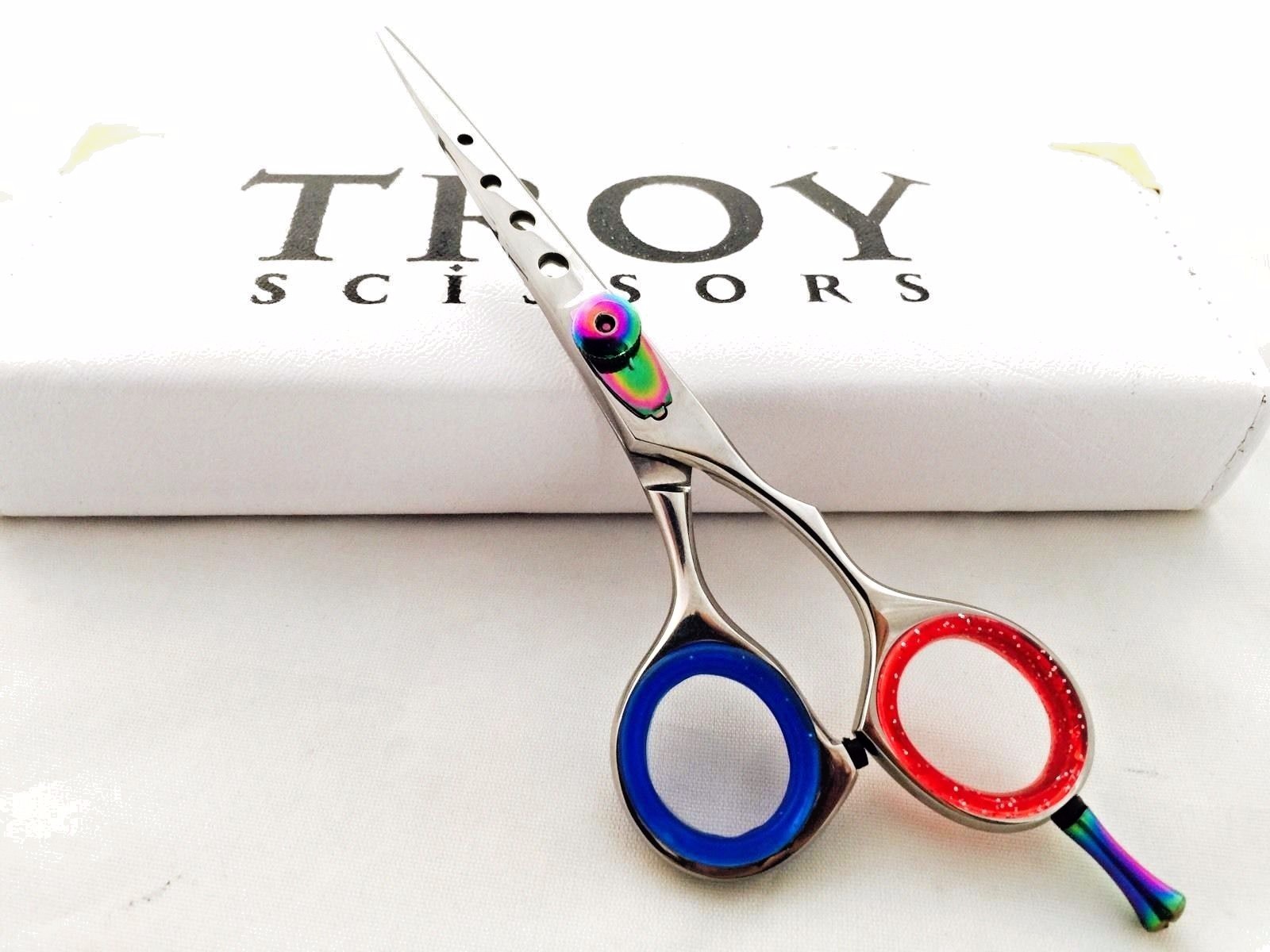 5.5"Professional Salon Barber Hairdressing Hair Cutting Titanium Scissor Shears