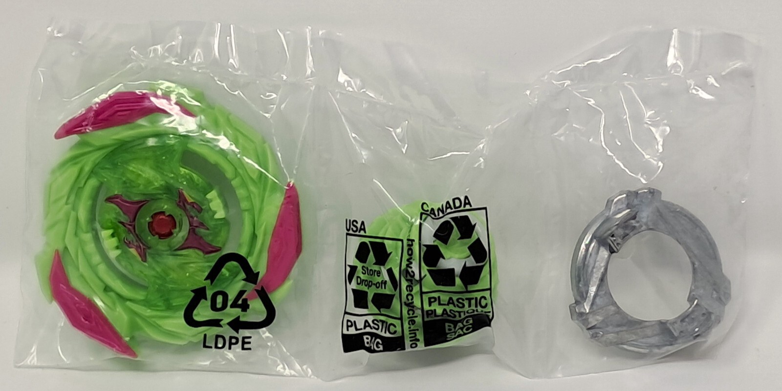 Beyblades Brave Satomb S6 new sealed green purple F0661 V-2976B Hasbro Tomy