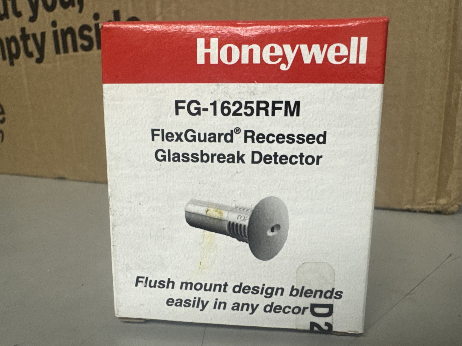 Honeywell Home FG1625RFM FlexGuard Round Flush-Mount Glassbreak Detector